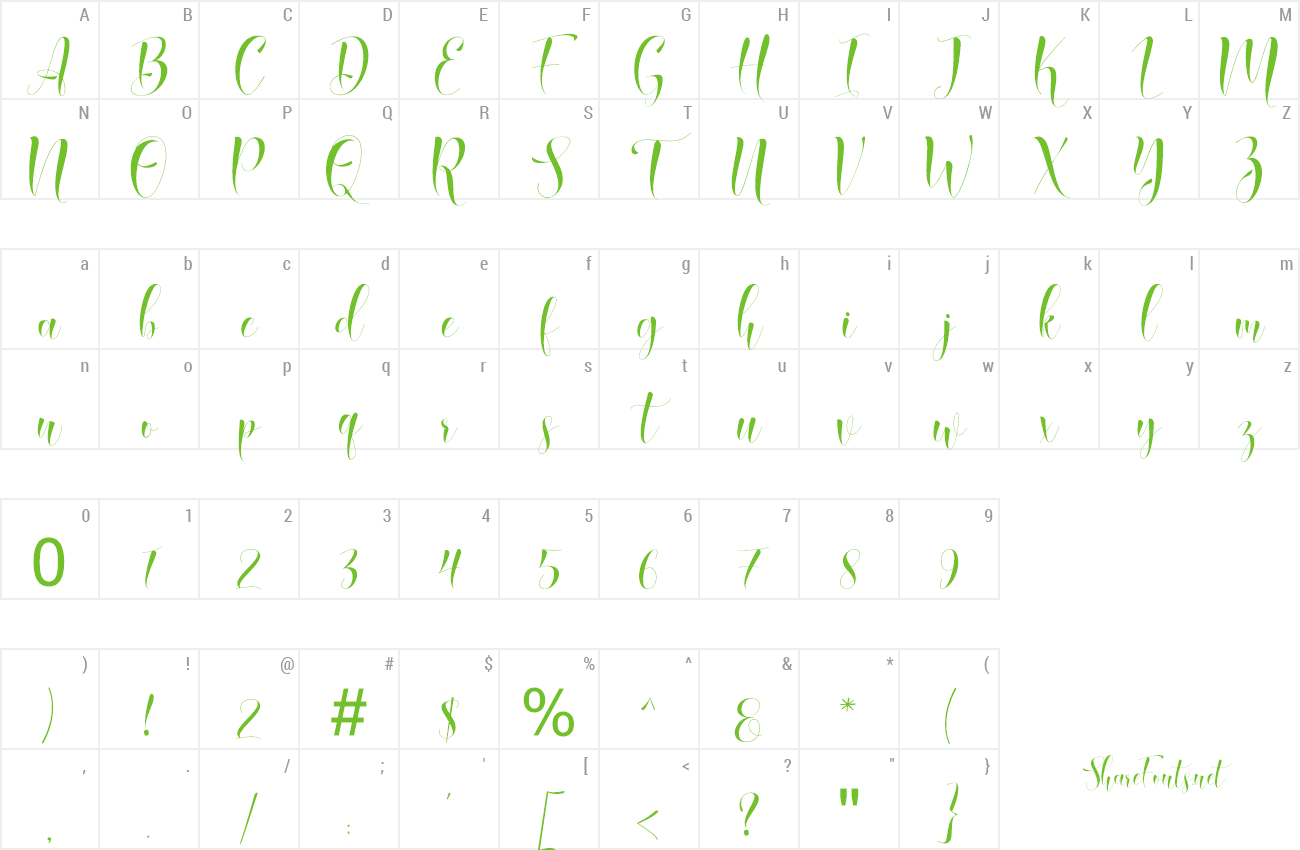 Font Qasmi Script preview